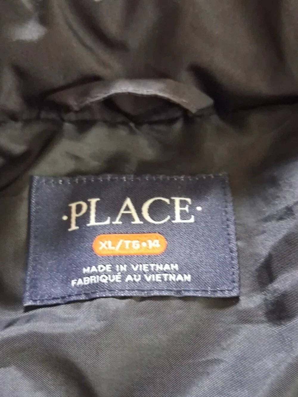 The Children's Place Black Quilted Puffer Jacket